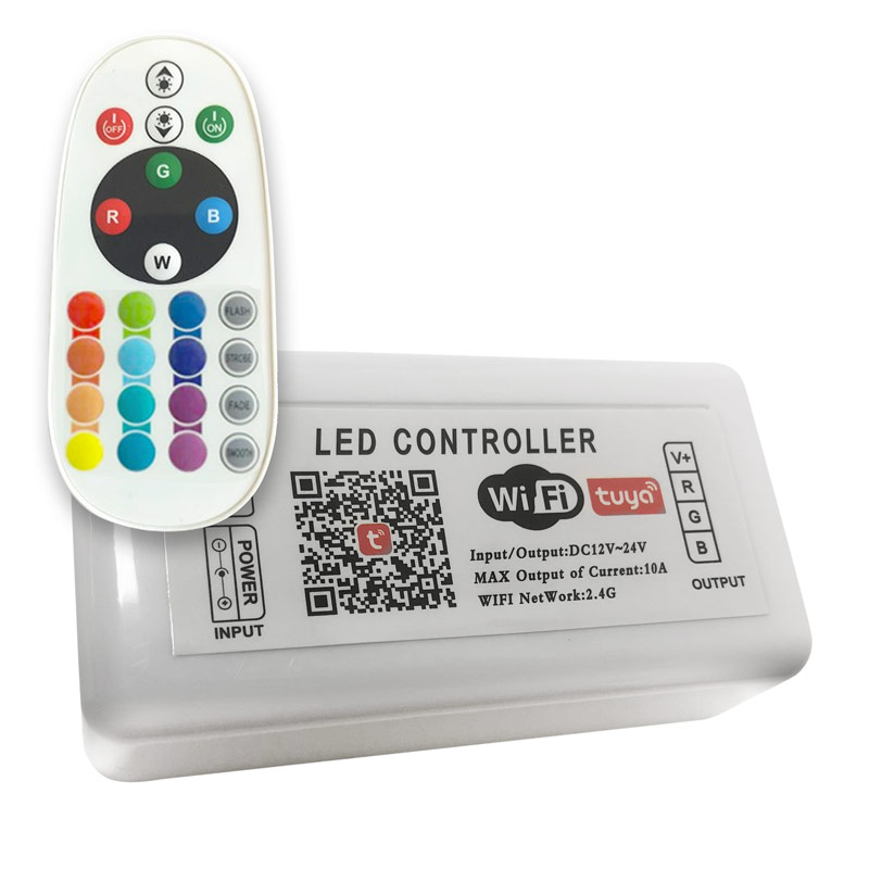 controlador LED RGB con mando